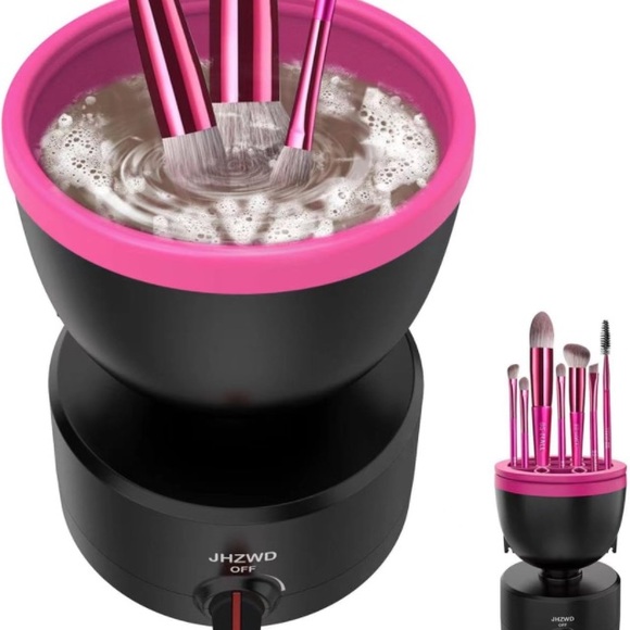 Electric Makeup Brush Cleaner Machine, Powerful Adjustable Speed - Picture 2 of 6